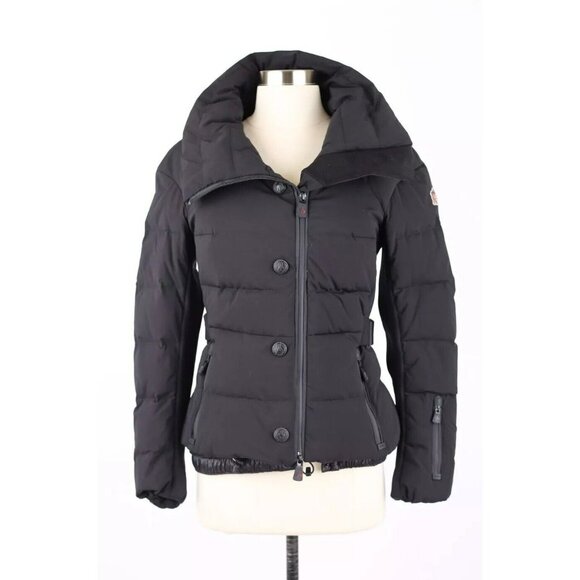 Moncler Grenoble Ambert Down Ski Ready Puffer Jacket SZ 1 / Small Black MINT